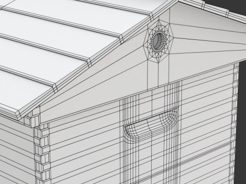 colmena de abejas Modelo 3D