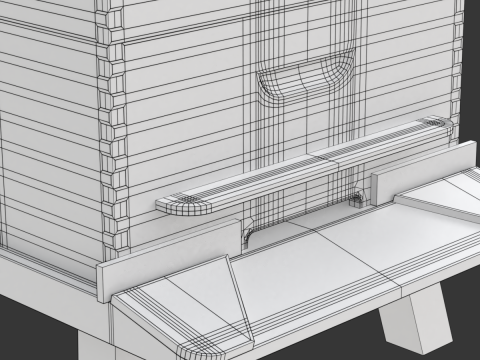 Bee Hive 3D Model