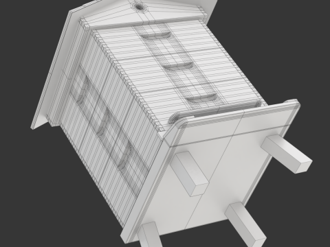 Bee Hive 3D Model