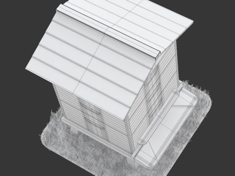 colmena de abejas Modelo 3D