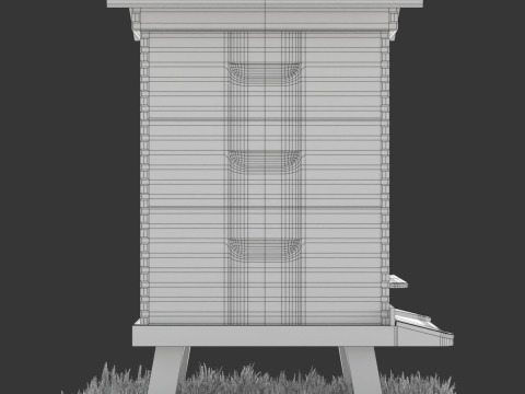 Bee Hive 3D Model