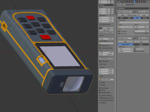 Misuratore di distanza laser Modello 3D