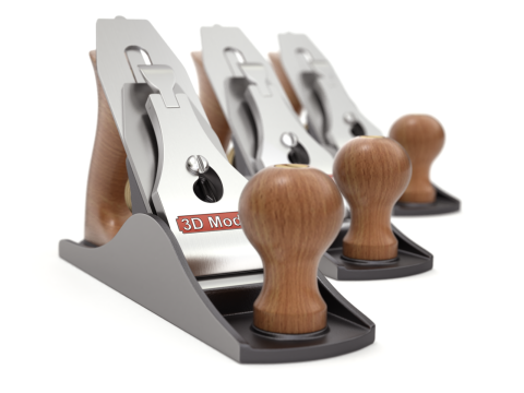 Wood Plane 3D मॉडल