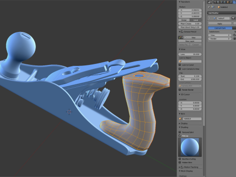 Wood Plane 3D मॉडल