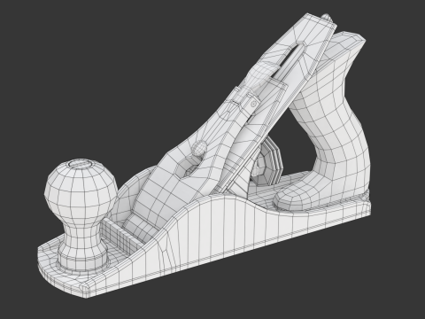 Wood Plane 3D मॉडल