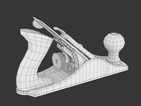 Wood Plane 3D मॉडल