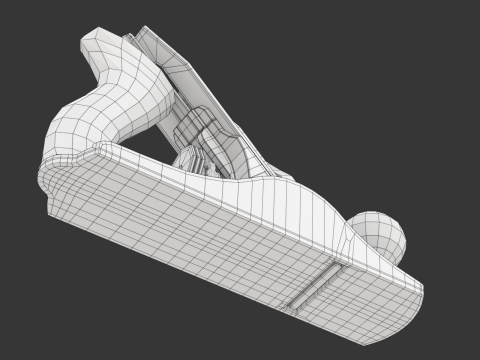Wood Plane 3D मॉडल