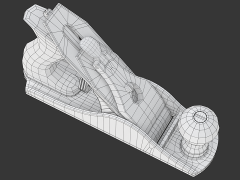 Wood Plane 3D मॉडल