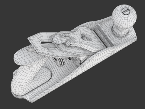 Wood Plane 3D मॉडल