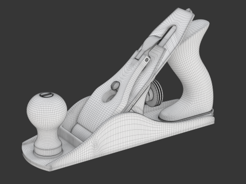Wood Plane 3D मॉडल