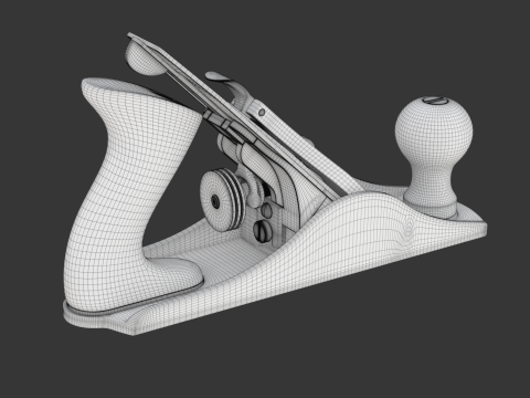 Wood Plane 3D मॉडल