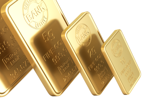 Gold Bars 3D Model