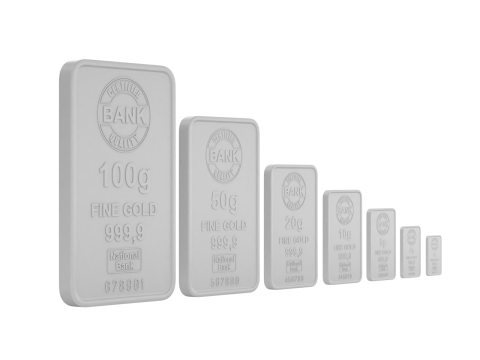 Gold Bars 3D Model