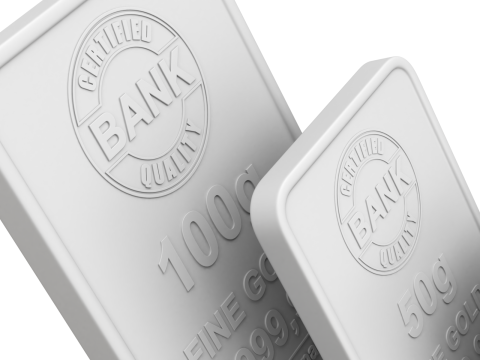 Gold Bars 3D Model