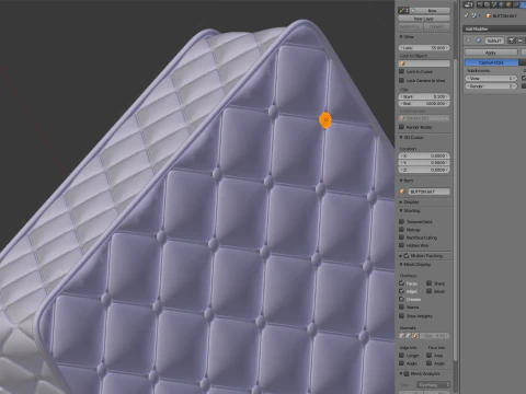 Simple Mattress 3D Model