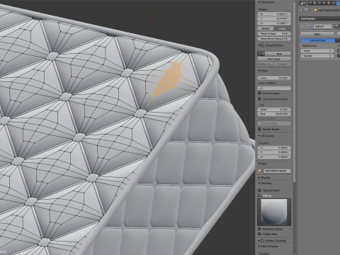 Simple Mattress Modello 3D