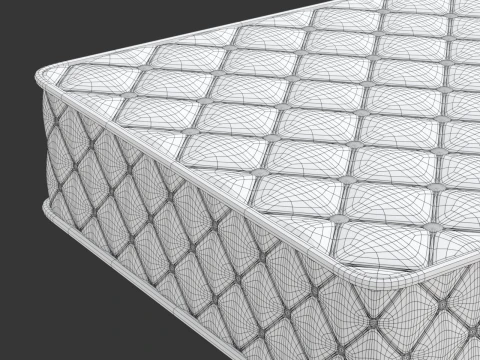 Simple Mattress 3D Model