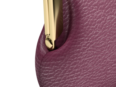 Leather and Fabric Purse Model 3D
