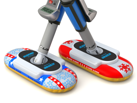 Curling Set Modello 3D