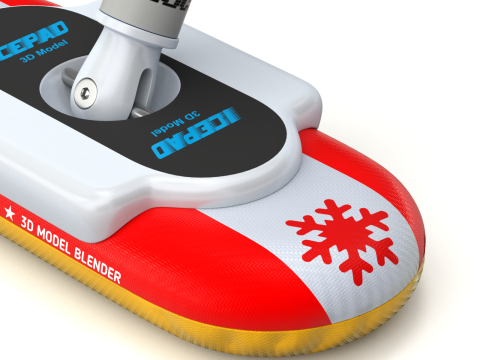 Curling Set Modello 3D