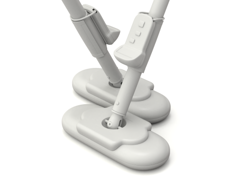 Curling Set Modello 3D