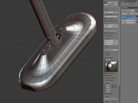 Curling Set Modello 3D