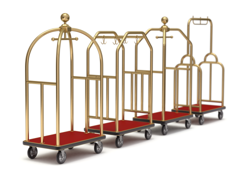 Hotel Cart Set 3D Модель