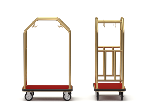 Hotel Cart Set 3D Model