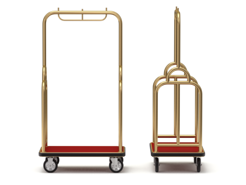 Hotel Cart Set 3D Model