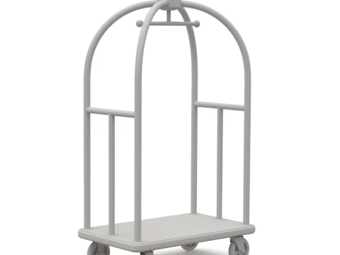 Insieme del carrello dell'hotel Modello 3D