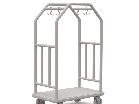 Hotel Cart Set 3D Model
