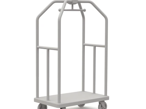Insieme del carrello dell'hotel Modello 3D
