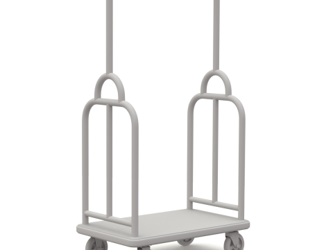 Hotel Cart Set 3D Model