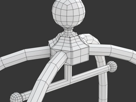 Insieme del carrello dell'hotel Modello 3D