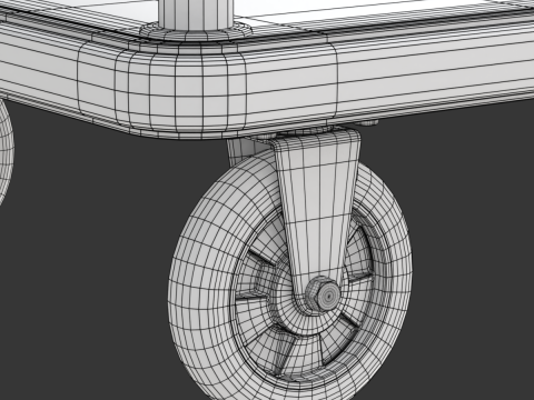 Hotel Cart Set 3D Model