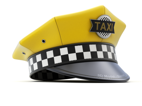 Taxi Cap Modello 3D