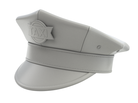 Taxi Cap Modello 3D