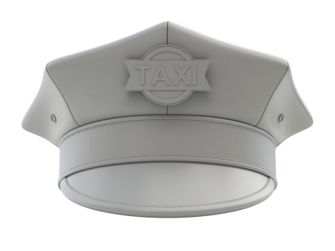 Taxi Cap Modello 3D