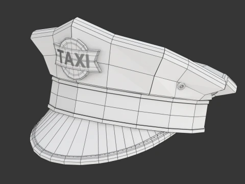 Taxi-Kappe 3D Modell