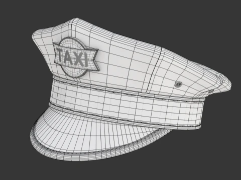 Taxi-Kappe 3D Modell