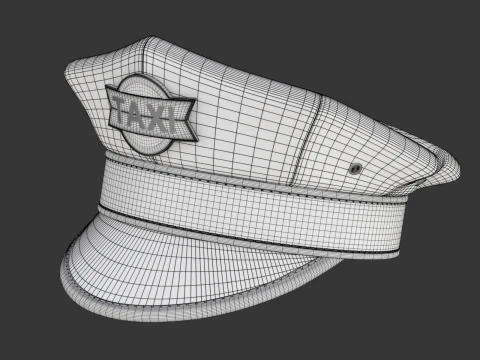 Taxi-Kappe 3D Modell