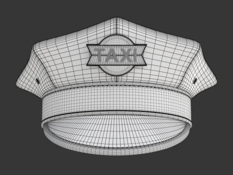 Taxi-Kappe 3D Modell