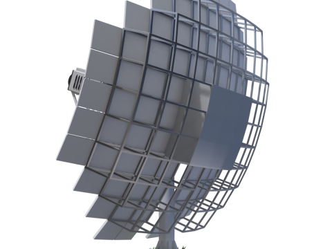 Solar Stirling Engine 3D Model
