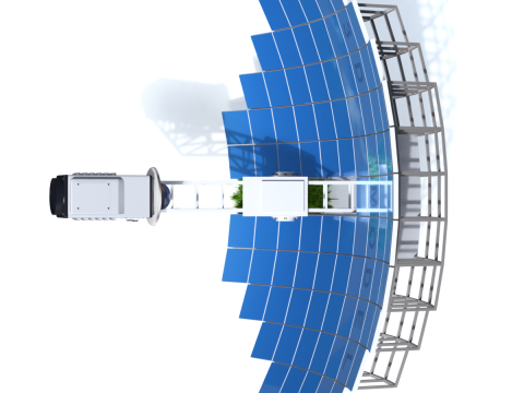 Solar Stirling Engine 3D Model