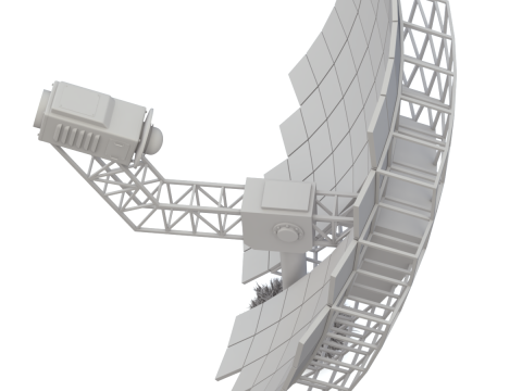 Solar Stirling Engine 3D Model