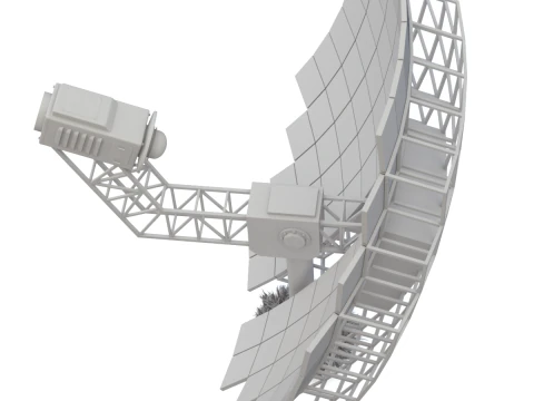 Solar Stirling Engine 3D Model
