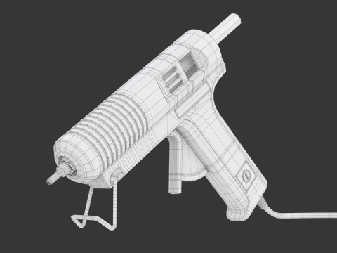 Glue Gluing PLastic Hot Device 3D Model