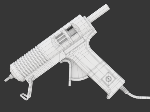 Glue Gluing PLastic Hot Device 3D Model