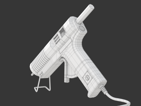 Glue Gluing PLastic Hot Device 3D Model