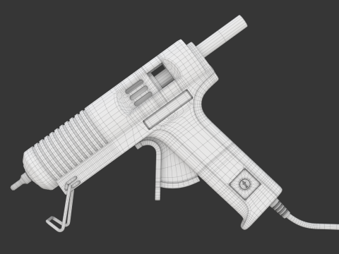 Glue Gluing PLastic Hot Device 3D Model